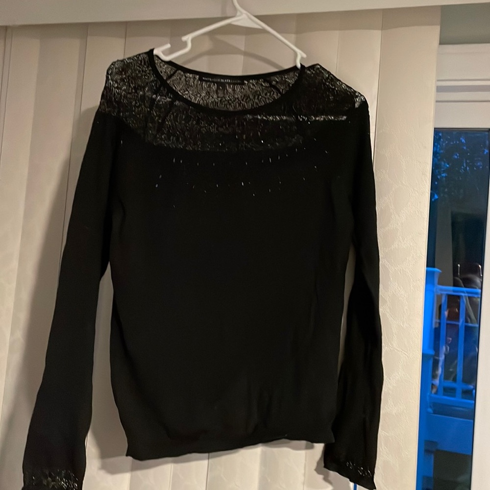 Knit sparkly top